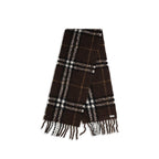 Burberry Brown Alpaca Vicugna Pacos Scarf