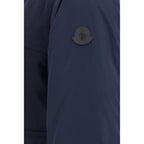Moncler Blue Wool Oves Aries Shell Jacket