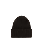 Moncler Brown Wool Oves Aries Beanie