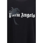 Palm Angels Black Cotton T-Shirt