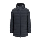 Herno Gray Polyester Full-Length Jacket