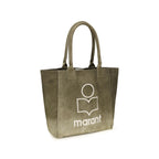 Isabel Marant Bicolor Cotton Shoulder Bag