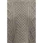 R13 Beige Wool Oves Aries Sleeveles Sweater