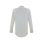 Finamore White Cotton Dress Shirt