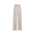 Max Mara Beige Elastane Casual Pants