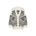 Max Mara White Virgin Wool Cardigan
