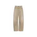Max Mara Beige Cotton Relaxed Fit Jeans
