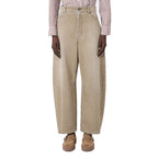 Max Mara Beige Cotton Relaxed Fit Jeans