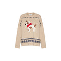 Max Mara Beige Virgin Wool Sweatshirt