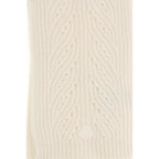 Moncler Beige Wool Oves Aries Foulard