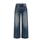 Our Legacy Blue Cotton Relaxed Fit Jeans