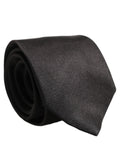 Dolce & Gabbana Black Satin 100% Silk Adjustable Tied Men Necktie Tie - Eljoys Fashion 