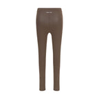 Balenciaga Brown Viscose Leggings