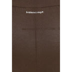 Balenciaga Brown Viscose Leggings