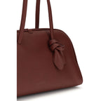 Jacquemus Bordeaux Calf Leather Bos Taurus Handbag