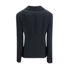 Ermanno Scervino Black Viscose Blazer