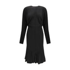 Jacquemus Black Acetate Casual Dress