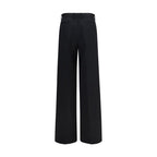Fendi Black Cotton Casual Pants