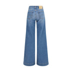 Jacob Cohen Blue Cotton Relaxed Fit Jeans
