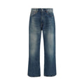 Our Legacy Blue Cotton Relaxed Fit Jeans
