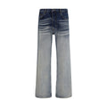 Off-White Gray Cotton Slim Fit Jeans