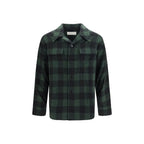 Ami Paris Bicolor Wool Oves Aries Pattern Shirt