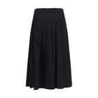 Our Legacy Black Wool Oves Aries Midi Skirt