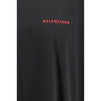 Balenciaga Black Cotton T-Shirt