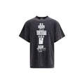 Balenciaga Gray Cotton T-Shirt