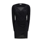 Balmain Black Viscose Casual Dress