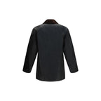 Barbour Black Cotton Full-Length Jacket