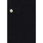 Balmain Black Viscose Mini Skirt