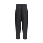 Ami Paris Black Wool Oves Aries Casual Pants