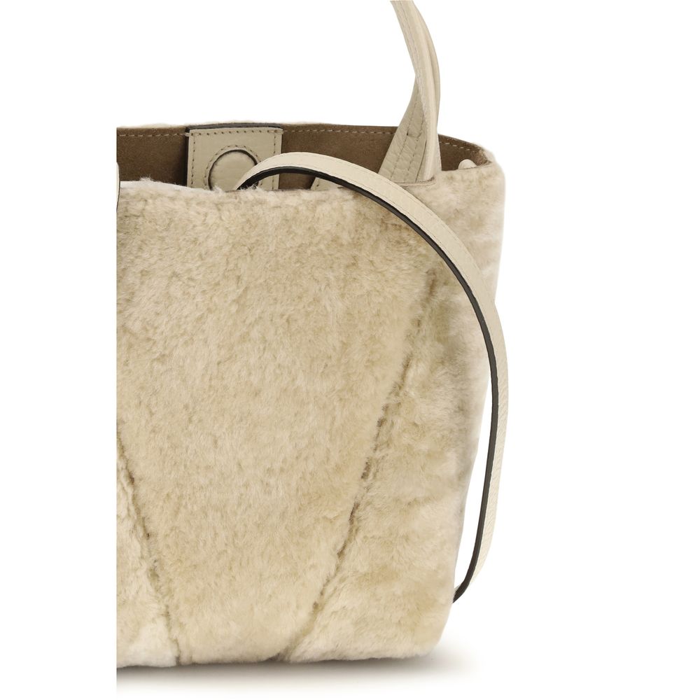 Chloé beige calf leather Bos Taurus backpack bag with adjustable straps and gold-tone hardware.