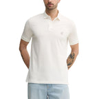 Armani Exchange White Cotton Polo Shirt - Eljoys Fashion 
