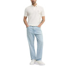 Armani Exchange White Cotton Polo Shirt - Eljoys Fashion 