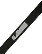 Dolce & Gabbana Black Classic Leather Silver Tone Buckle Belt - Eljoys Fashion 
