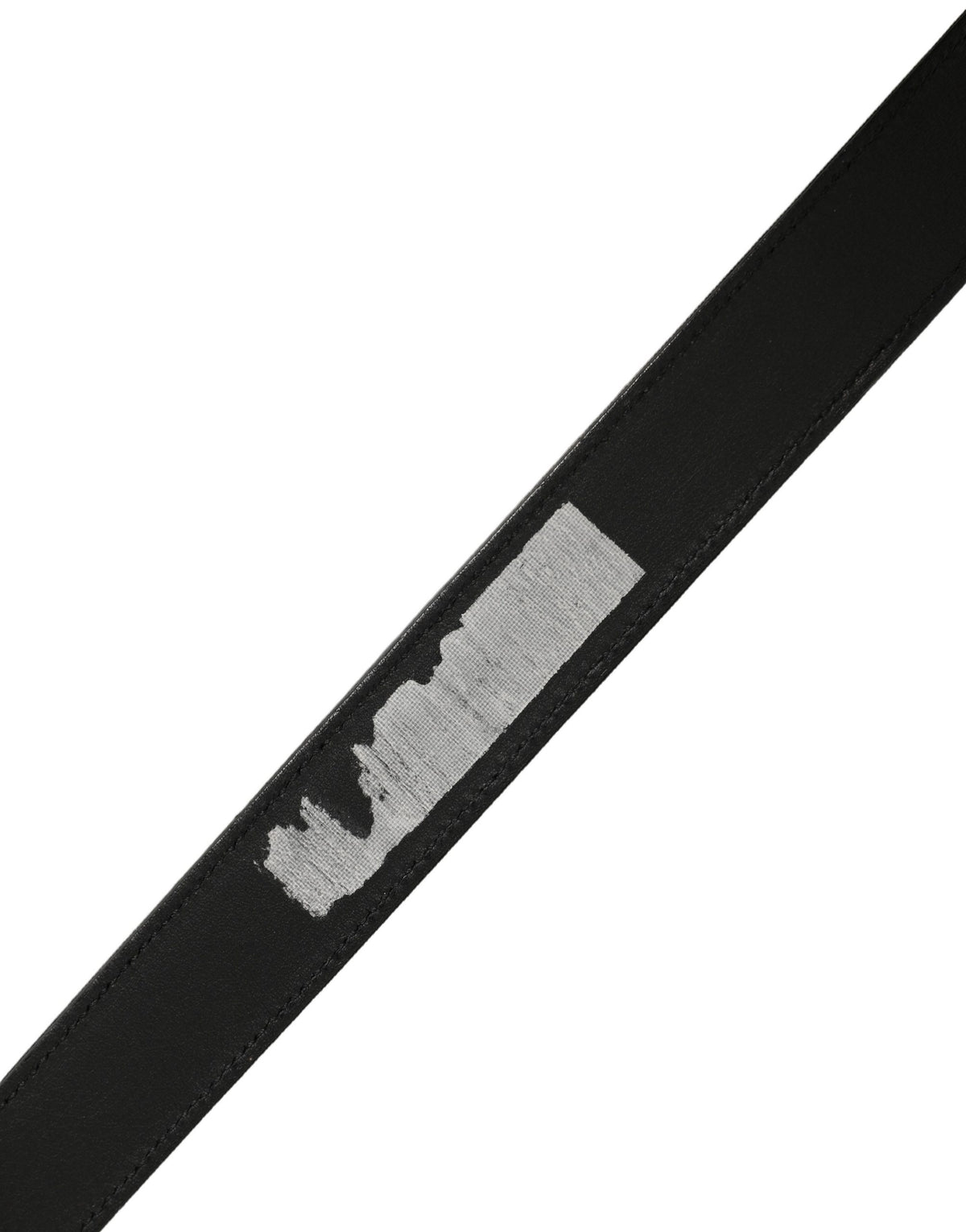 Dolce & Gabbana Black Classic Leather Silver Tone Buckle Belt - Eljoys Fashion 