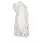 Mr&Mrs Italy White Cotton Women Jacket - Eljoys Fashion 