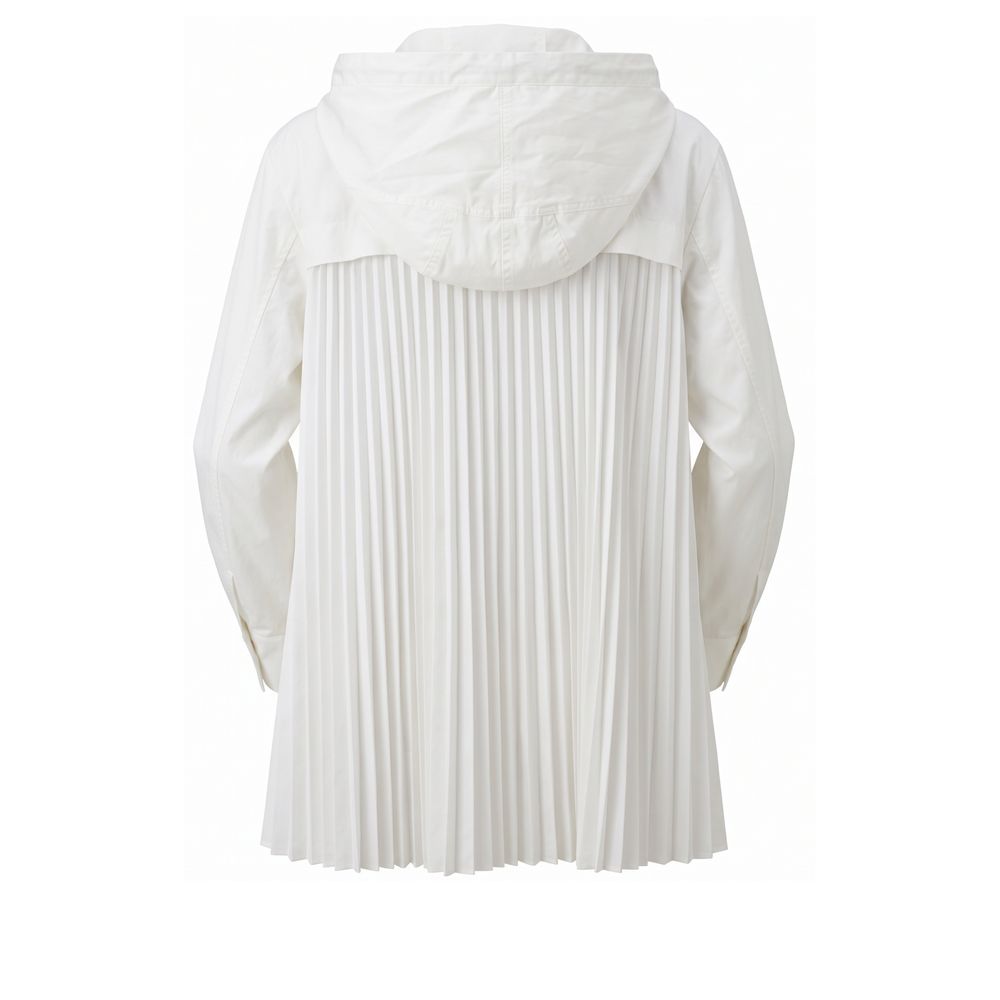 Mr&Mrs Italy White Cotton Women Jacket - Eljoys Fashion 