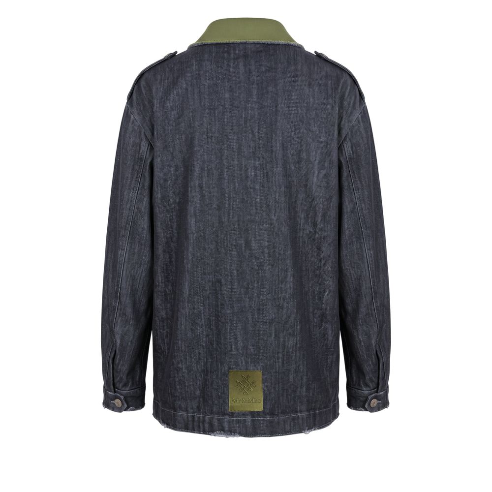 Mr&Mrs Italy Grey Cotton Men Jacket - Eljoys Fashion 