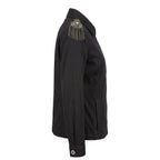 Mr&Mrs Italy Black Cotton Women Jacket - Eljoys Fashion 