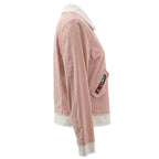 Mr&Mrs Italy Pink Cotton Women's Jacket - Eljoys Fashion 