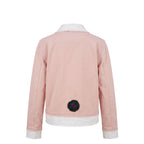 Mr&Mrs Italy Pink Cotton Women's Jacket - Eljoys Fashion 