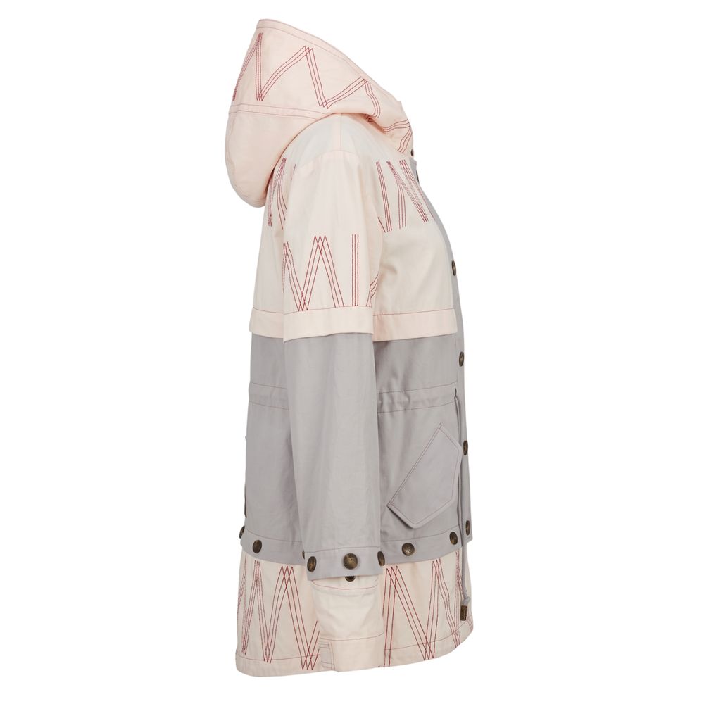 Mr&Mrs Italy Pink Cotton Women Jacket - Eljoys Fashion 