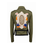 Mr&Mrs Italy Green Cotton Women's Jacket - Eljoys Fashion 