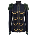 Mr&Mrs Italy Blue Cotton Women's Jacket - Eljoys Fashion 
