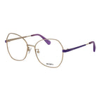 Max & Co gold metal glasses frames with clear lenses, stylish and lightweight eyewear for a sophisticated look.