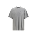 Balenciaga Gray Cotton T-Shirt - Eljoys Fashion 