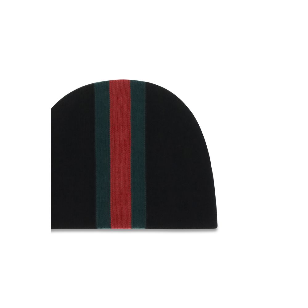 Gucci Black Wool Oves Aries Beanie - Eljoys Fashion 